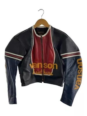 Vanson Riders Leather Single Jacket 38 Size Black Men's • $359