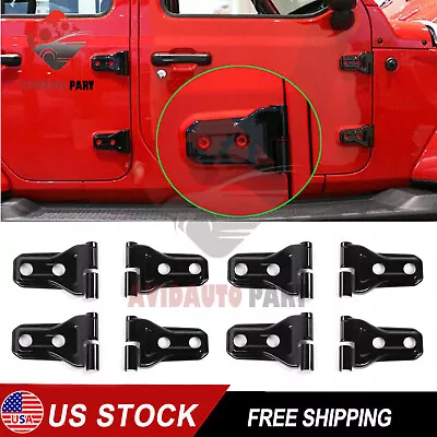 Black Door Hinge Cover For 2018-2023 Jeep Wrangler JL Unlimited Gladiator 4-Door • $22.50