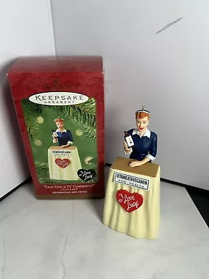 Hallmark Keepsake Ornament 2001 I Love Lucy Does A TV Commercial Christmas • $15.99