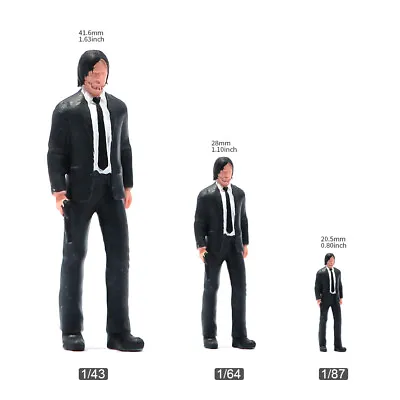 1/43 1/64 1/87 Miniature Keanu Reeves Scene Figure Model For Cars Vehicles • $11.15