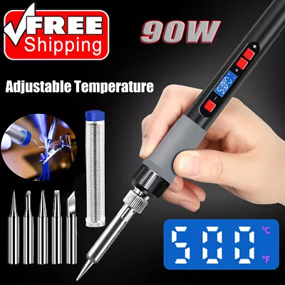 Soldering Iron Electric Gun Kit 90W Welding Solder Wire Adjustable Temperature • $13.11