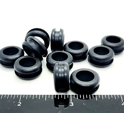 Rubber Grommets For 1/2  Panel Hole 3/8  ID For 1/8” Thick Wall Bushing 5/8  OD • $13.95