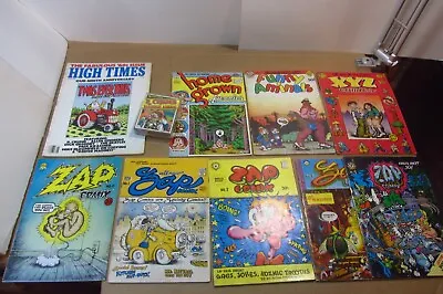 Robert Crumb Underground Comix Lot...HOME GROWN FUNNIES/ZAP/XYZ (some 1st Print) • $250