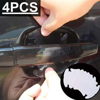 $3.06 • Buy 4x Clear Car Door Handle Film Protective Scratches Protector Sticker Accessories