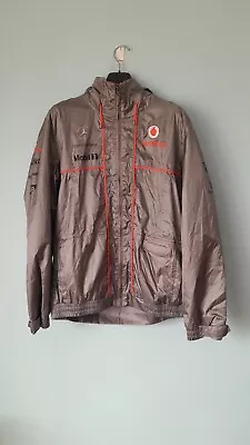 Vodafone McLaren Mercedes-Benz Silver Full Zip Jacket Racing - Kids Size Small • $16