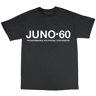 Juno-60 Synthesiser T-Shirt 100% Cotton Juno-6 106 Synthesizer Moog  • $18.91