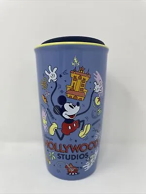Disney Parks Hollywood Studios Ceramic Mickey Mouse Starbucks Travel Tumbler New • $34.99