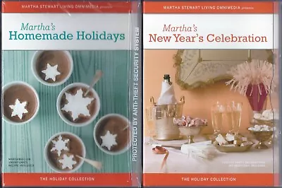 Martha Stewart DVD Lot - Homemade Holidays & New Year's Celebration • $9.99