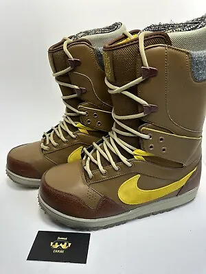 Nike Zoom DK Snowboard Boots Brown Danny Kass Men’s Size 9.5 407642-301 SBB • $349.97