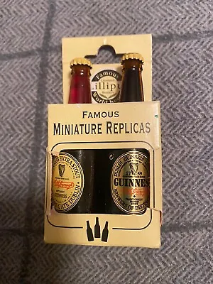 Miniture Guiness Bottles Replicas. • £14.95