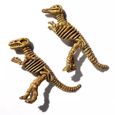 Dollhouse Miniature Dinosaur Prehistoric Skeleton Figurines Plastic Play Toys • $8