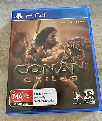 Conan Exiles Day 1 One Edition Playstation 4 PS4 Fighting Action VERY RARE • $69.99