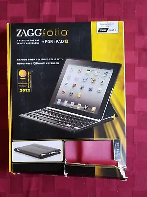 Zagg Folio Case & Keyboard Combo For IPad-2 Tablet – LN In Box • $40