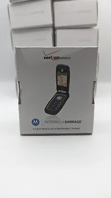 New In Box Verizon Motorola Barrage V860 Flip Cellular 3g Device Ships Fast! • $18.99