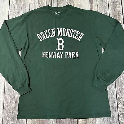 Gear For Sports Fenway Park Green Monster Boston Red Sox Long Sleeve Shirt Sz L • $14.99