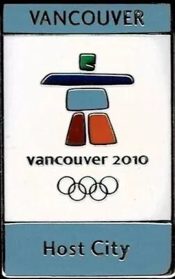 Nice 2010 Vancouver Host City Olympic Games Mark Pin • $7.95