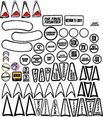 Star Trek The Next Generation STTNG Pinball Machine Insert Decals • $49.95