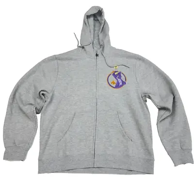 Disney World Parks Figment Imagination Grey Zipper Hoodie Epcot • $99.95