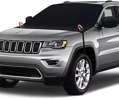 For Jeep Magnetic 4 Layers Car Windshield Snow Cover Anti UV Frost Ice Sun Shade • $15.69