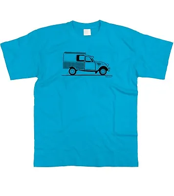 £12.99 • Buy Mens Original Sketch Citroen 2CV Fourgonnette Van T-Shirt S - 5XL