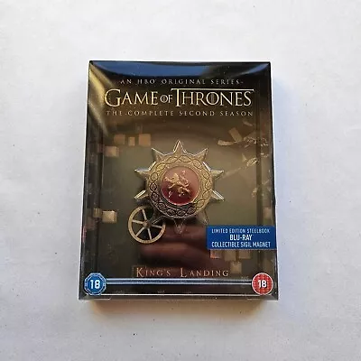 Game Of Thrones Season 2 Blu-ray Steelbook With Magnet- Rare UK Exclusive • £45