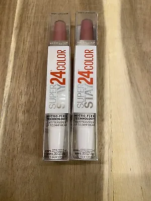 Maybelline SuperStay 24HR Wear Lip Color- #270 Extreme Aubergine LOT Of 2 • $8