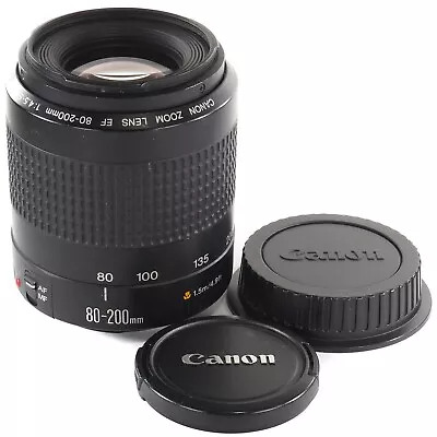£87.42 • Buy Canon EF 80-200mm For EOS 650D 60D 1300D 550D 50D 6D 5D II III 7D 1100D 33V Etc.