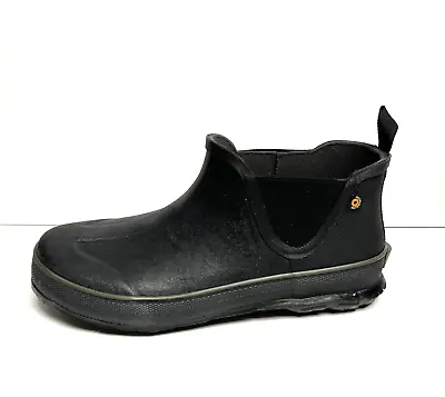 Bogs Mens Slip On Digger Boot Black Size 9 M • $66.28