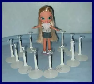 12 One Dozen Kaiser #1101 WHITE Doll Stands For BRATZ KIDZ Kids TUTTI • $28.99