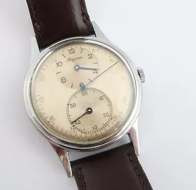 Vintage Gents Ernest Borel Regulator Watch Cal 200 Regina  1950's Neuchatel • $578.10