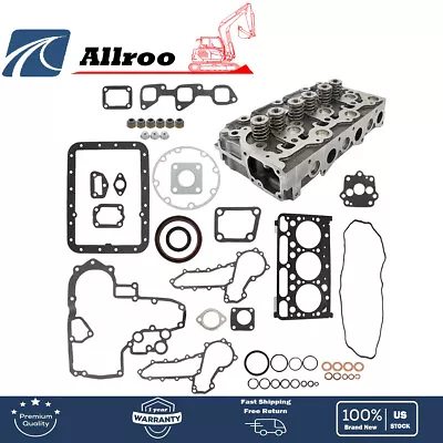 New For Kubota Tractor L2900 L3000 L3010 L3130 D1503 Complete Cylinder Head Assy • $370.01