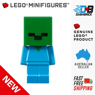 Genuine LEGO® Minifigure™ - Minecraft Baby Zombie -  NEW - Limited • $9.90