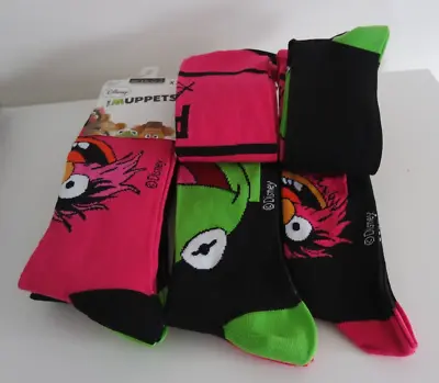 NEW Mens Disney Muppet Socks Size 7-11 - Bulk - 68 Packs Of 3 / 204 Pairs Total • £159.99