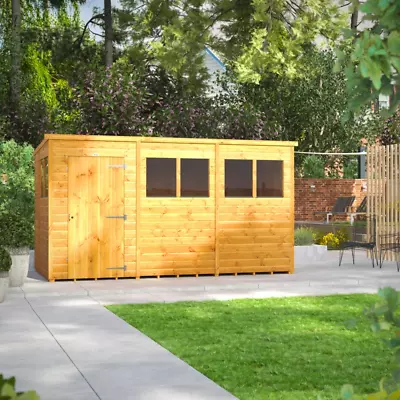 6 Ft. W X 12 Ft. D  Pent Shiplap Dip Treated Shed (12X6) • £1094.80