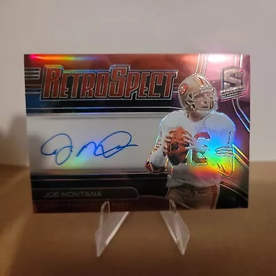 2021 Panini Spectra Joe Montana RETROSPECT NEBULA 1/2!!! • $200