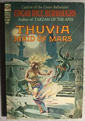 THUVIA MAID OF MARS By Edgar Rice Burroughs (F-168) Ace Pb Roy Krenkel Cover • $13.99