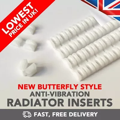 £1.49 • Buy Radiator Bracket Anti-Vibration Packers Inserts *NEW STYLE* (TPU Rubber) - UK