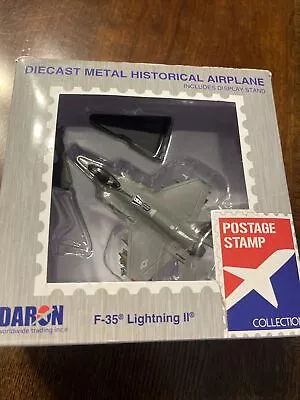 Diecast Metal Historical Airplane F-35 Lightning II Postage Stamp Collection • $8.50