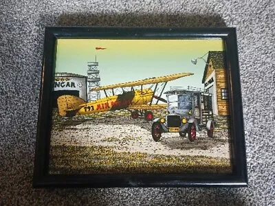 Vintage 8x10 Hargrove Airmail Canvas Print Car Airplane • $29.95