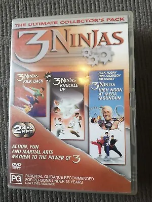3 Ninjas Trilogy DVD (Region 4 1992)  • $6.85