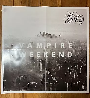 Modern Vampires Of The City Vampire Weekend Poster 24x24” Read • $10