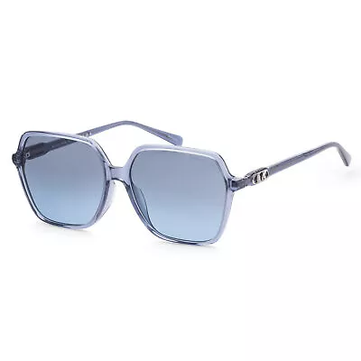 Michael Kors Women's Jasper 60mm Blue Transparent Sunglasses MK2196F-39568F-60 • $39.99