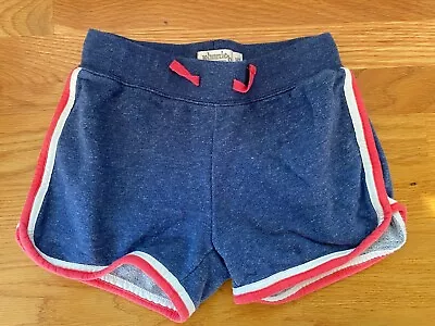 Johnnie B Mini Boden Girls 100% Cotton Terry Knit Shorts Blue 12 • $8.99