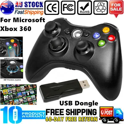 Wireless Game Controller Gamepad For Microsoft Xbox 360 Game Console Windows PC • $30.99
