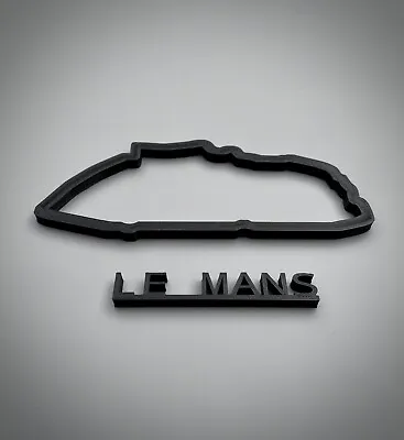 3D Le Mans 24 Hour Race Circuit Wall Art Race Track Motorsport 3D Print • £7.95