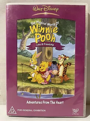 The Magical World Of Winnie The Pooh-Love & Friendship DVD PAL Region 4 RARE LNC • £25.05