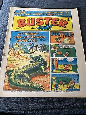 £3.50 • Buy Buster Comic - 9th November 1974