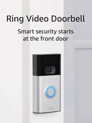 Ring Video Doorbell (Second Generation) Wi-Fi 1080p HD Camera Motion Detection • $49.99