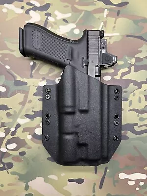 Black Kydex Light Bearing Holster For Glock 34 GEN5 Modlite PL350 • $47.99