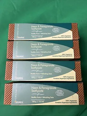 £19.99 • Buy 8 X Himalaya Neem And Pomegranate Organic Toothpaste - 150g Pack Of 8. Ex May 23
